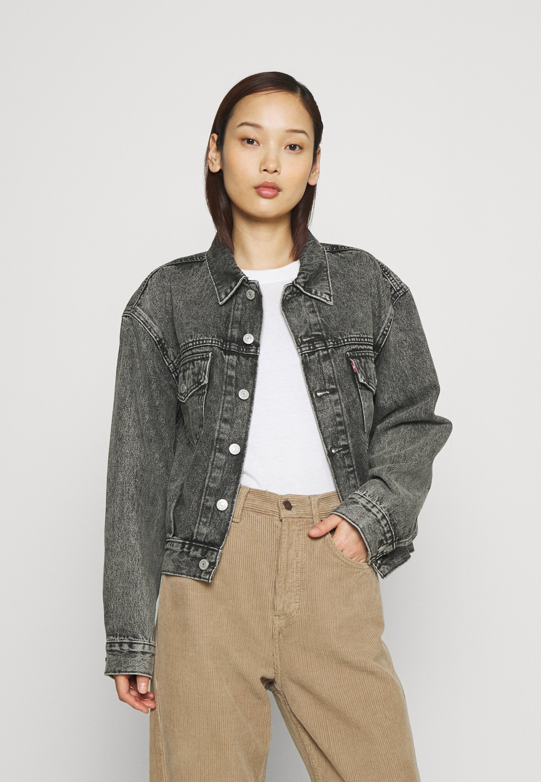 veste en jean levis oversize