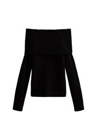 RIBBED - Trui - black