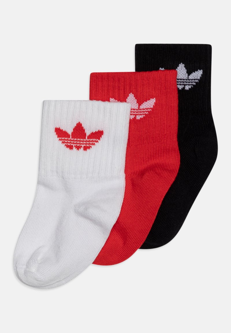 adidas Originals KIDS ANKLE UNISEX 3 PACK - Socks - white/pantone/black