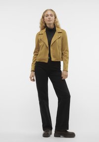 Vero Moda VMJOSE NOOS - Dirbtinės odos striukė - bistre