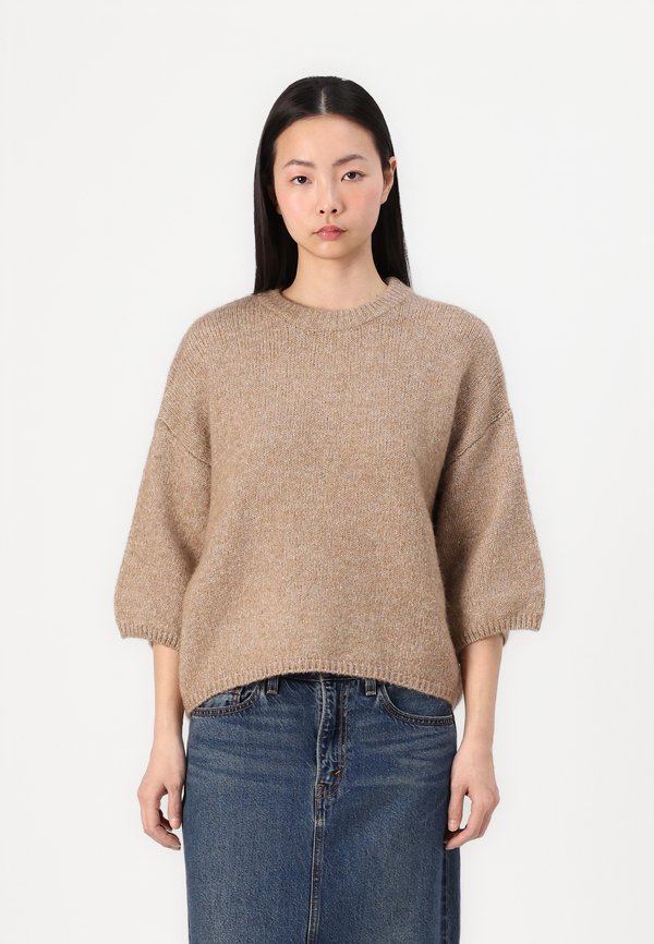 SHORT SLEEVE - Jumper - new camel