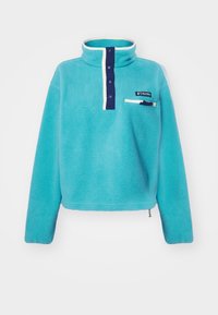 HELVETIA™ II CROPPED HALF SNAP - Φλις πουλόβερ - teal