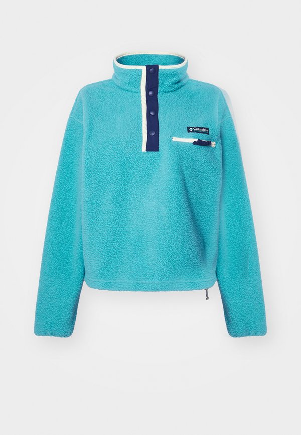 HELVETIA™ CROPPED HALF SNAP - Fleece jumper - teal2