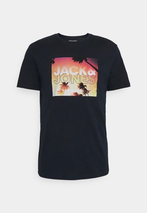 JORAZURE TEE CREW NECK - T-shirt con stampa - navy blazer