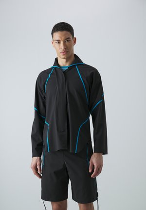 Summer jacket - black/turquoise