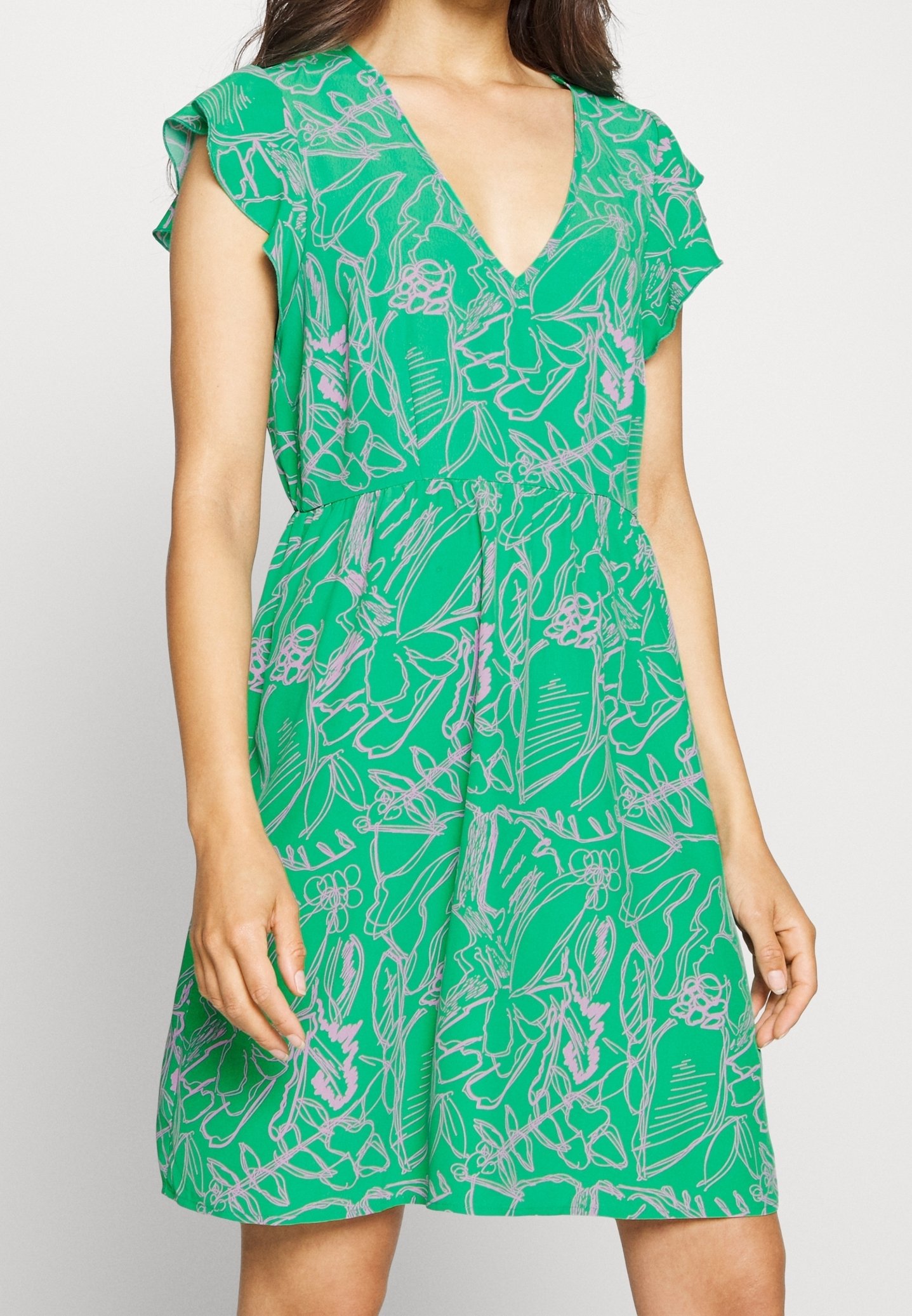 Vero Moda Petite Day dress - green - (Pre-owned) - Zalando.ie