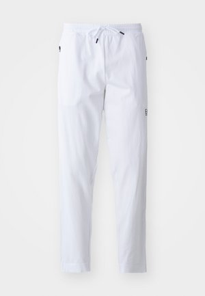 EA7 Emporio Armani TENNIS PRO PANT WIMBLEDON - Tepláky - white