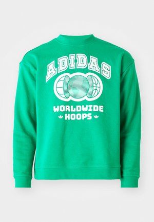 adidas Originals CREWNECK - Sweatshirt - green/cloud white