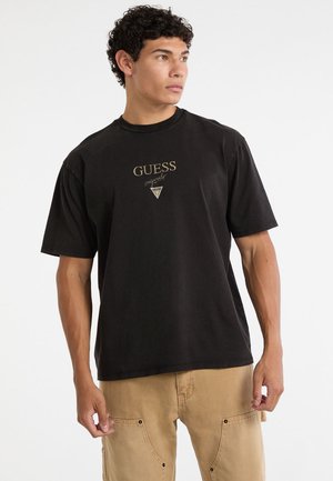GO PRINTED BAKER LOGO - T-shirt con stampa - schwarz