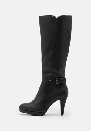 High Heel Stiefel - black