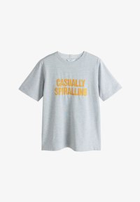 Neselectat, grey embroidered graphic