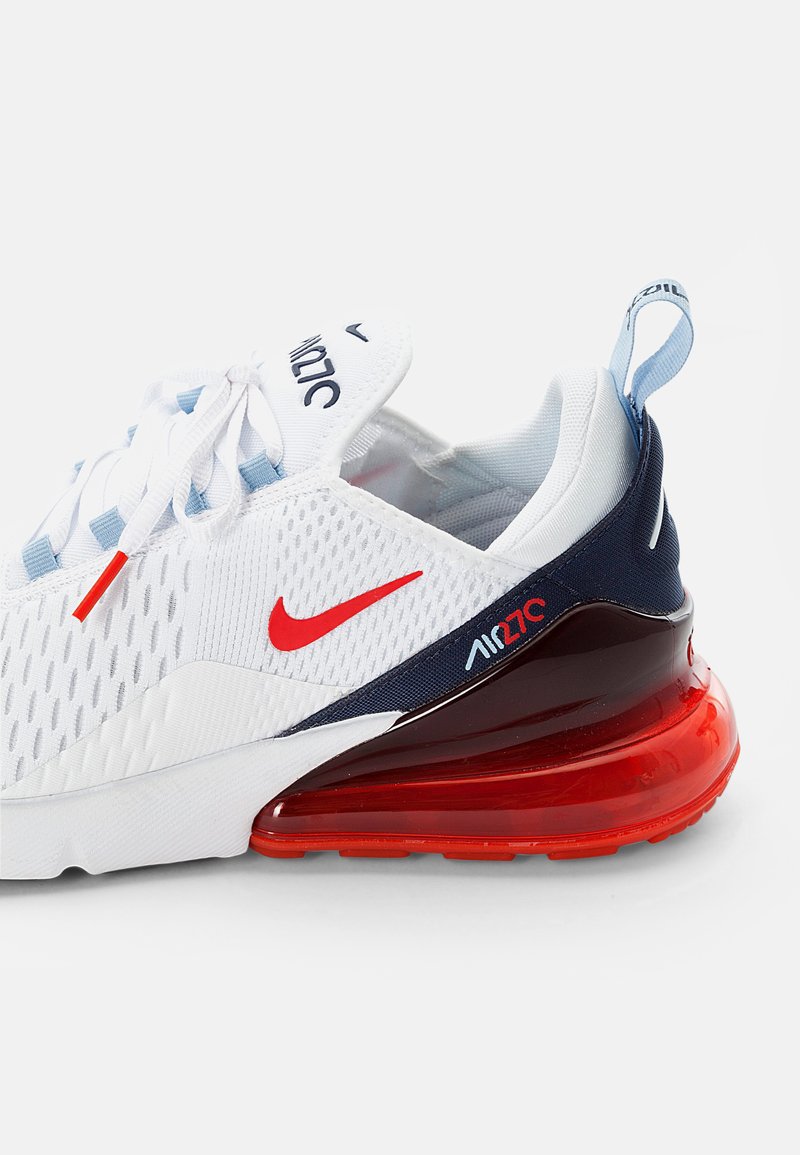 Nike Sportswear Air Max Sneaker Low White Chile Red Midnight Navy Psychic Blue Challenge Red Mtlc Silver Weiss Zalando De