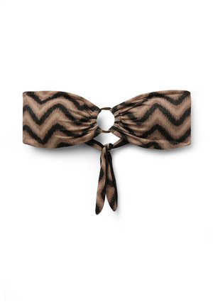 Tezenis CHEVRON SHINE - Top de bikini - black