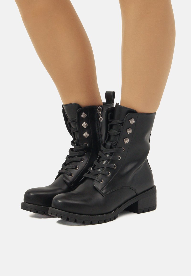 Maria Mare Botines con plataforma - black