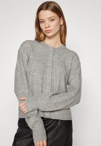 JDY JDYLUMI LIFE BUTTON - Kardigan - medium grey melange