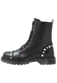 Bronx Botines con cordones - black