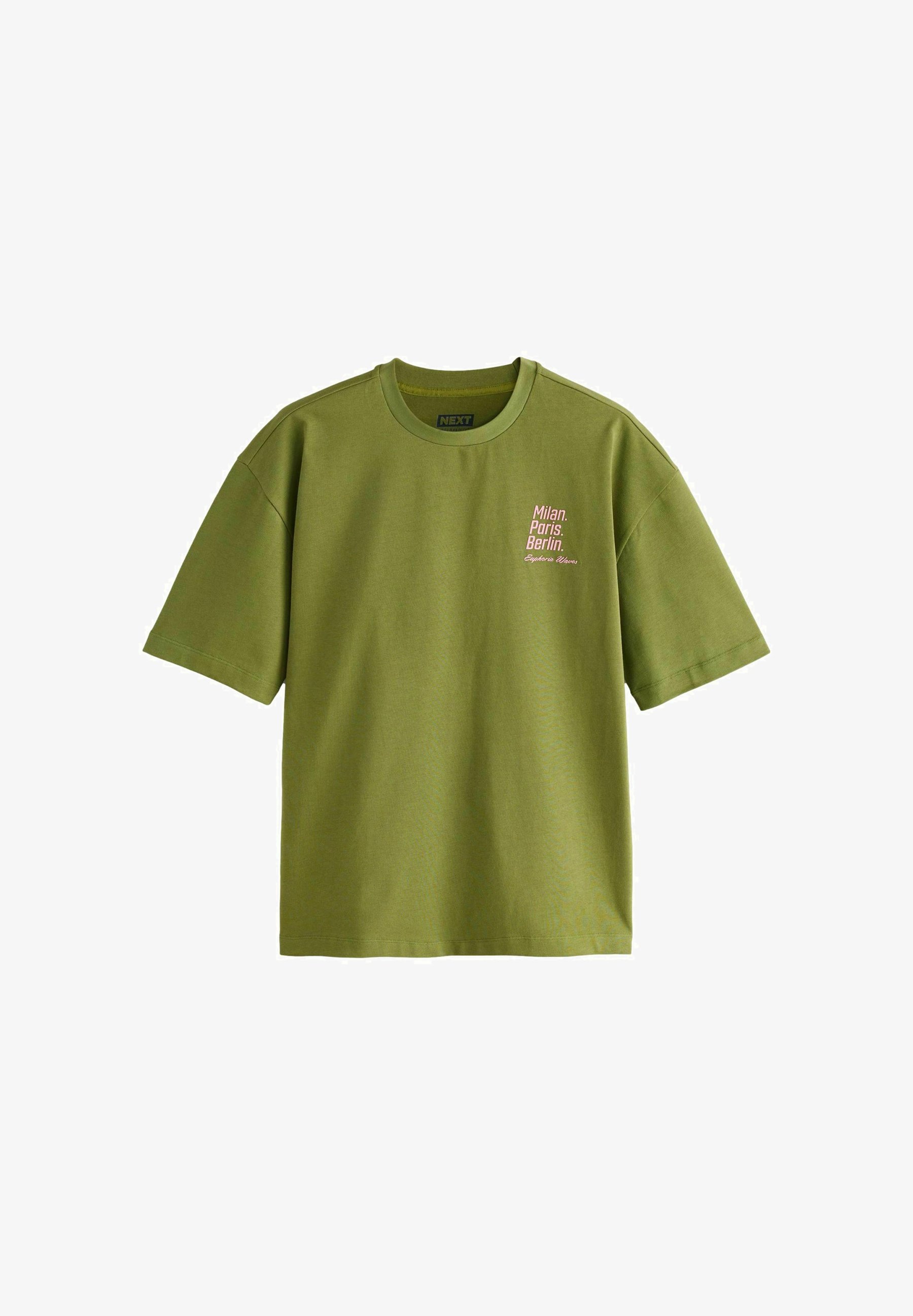 Next Camiseta estampada green/pink/verde - Main Image