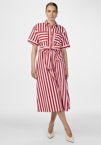YAS YASCLAUDI SHIRT DRESS - Φόρεμα ημέρας - racing red