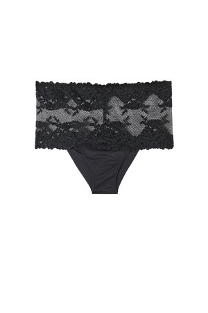 Intimissimi PRETTY FLOWERS - Brazilian slips - black
