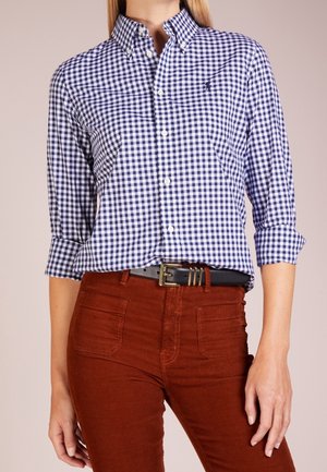 Button-down blouse - dark blue