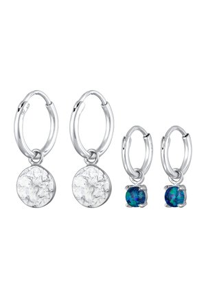 OPAL 2ER SET - Ohrringe - silberfarben