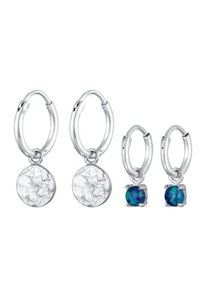 Elli OPAL 2ER SET - Ohrringe - silber