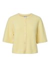 PCSILLY O-NECK - Cardigan - pale banana