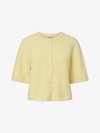 PCSILLY O-NECK - Cardigan - pale banana