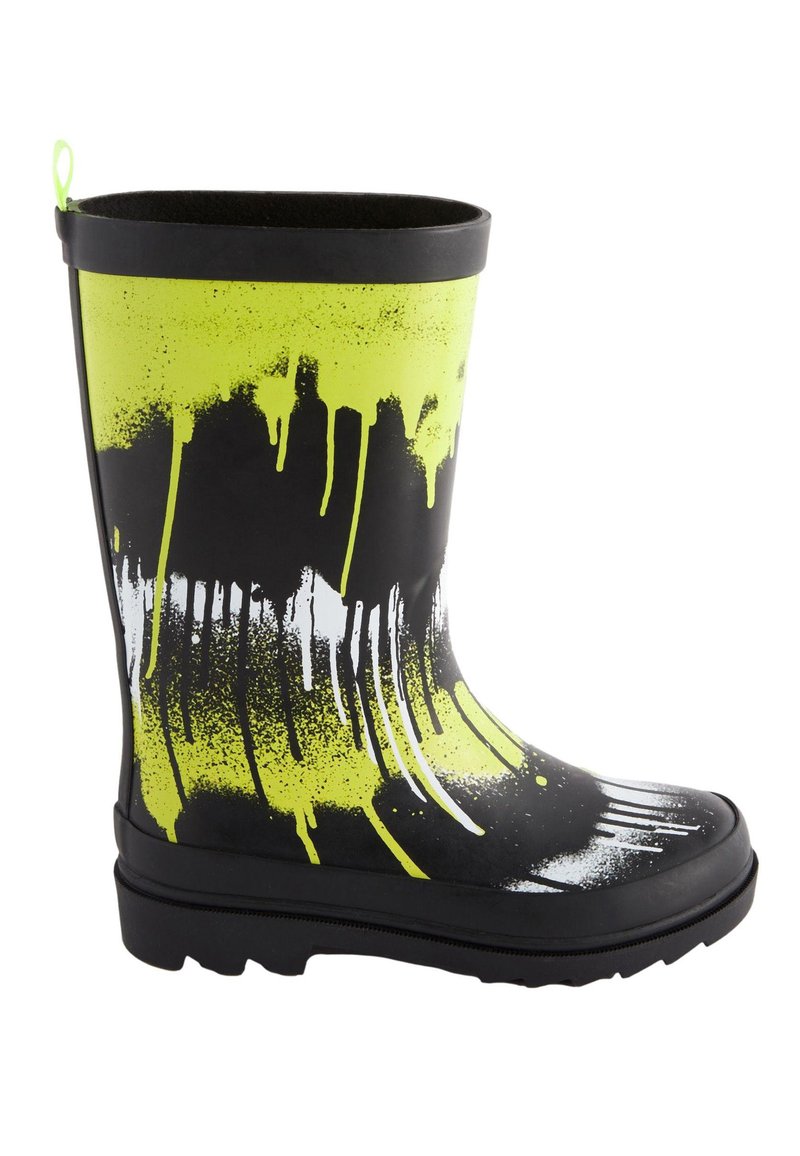 Next Botas de agua - black fluro splat