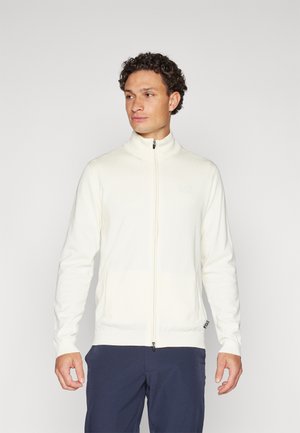 GOLF PRO CARDIGAN - Zip-up sweatshirt - star white