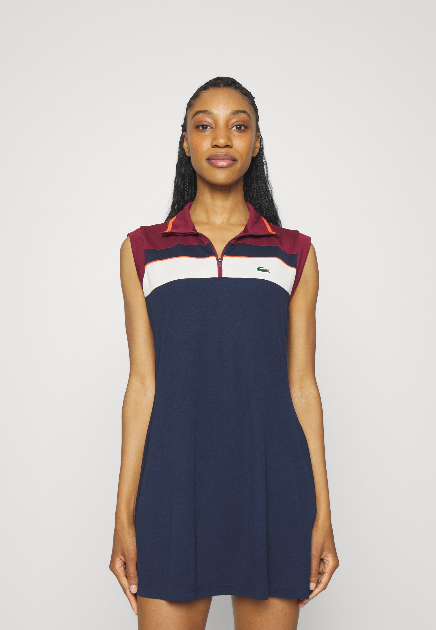 sleeveless lacoste dress