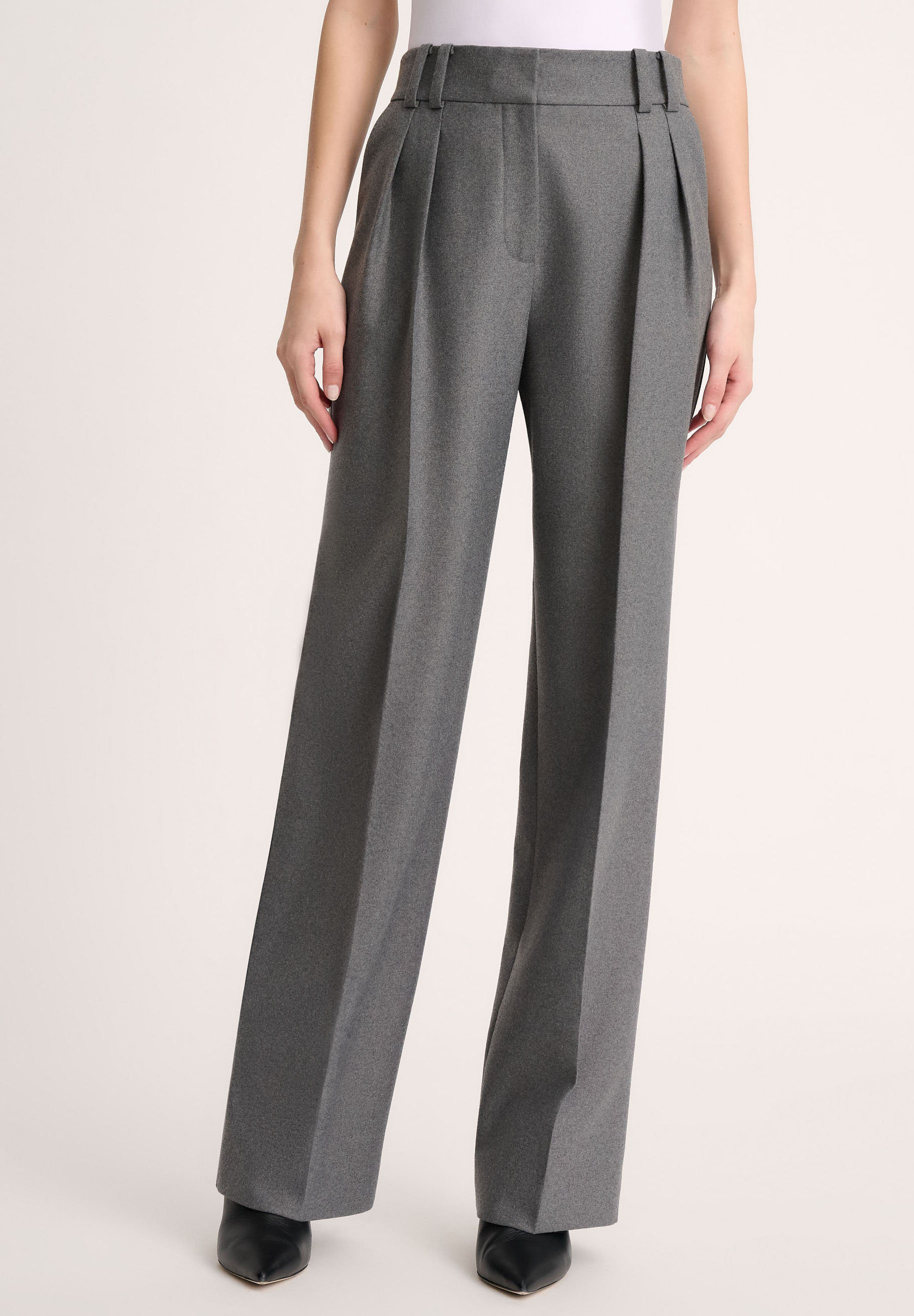 Luisa Spagnoli OGGI Pantalon Classique Grigio Melange gris ZALANDO FR Luisa Spagnoli OGGI Pantalon Classique Grigio Melange gris ZALANDO FR