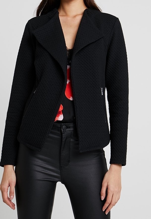 VILA Tunn jacka - black