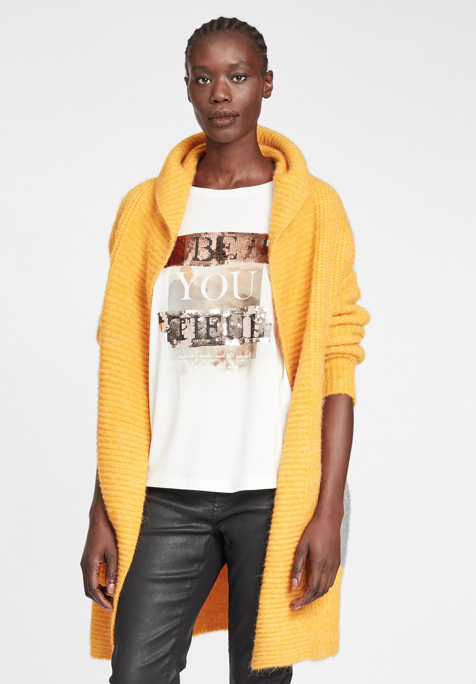 cartoon strickmantel