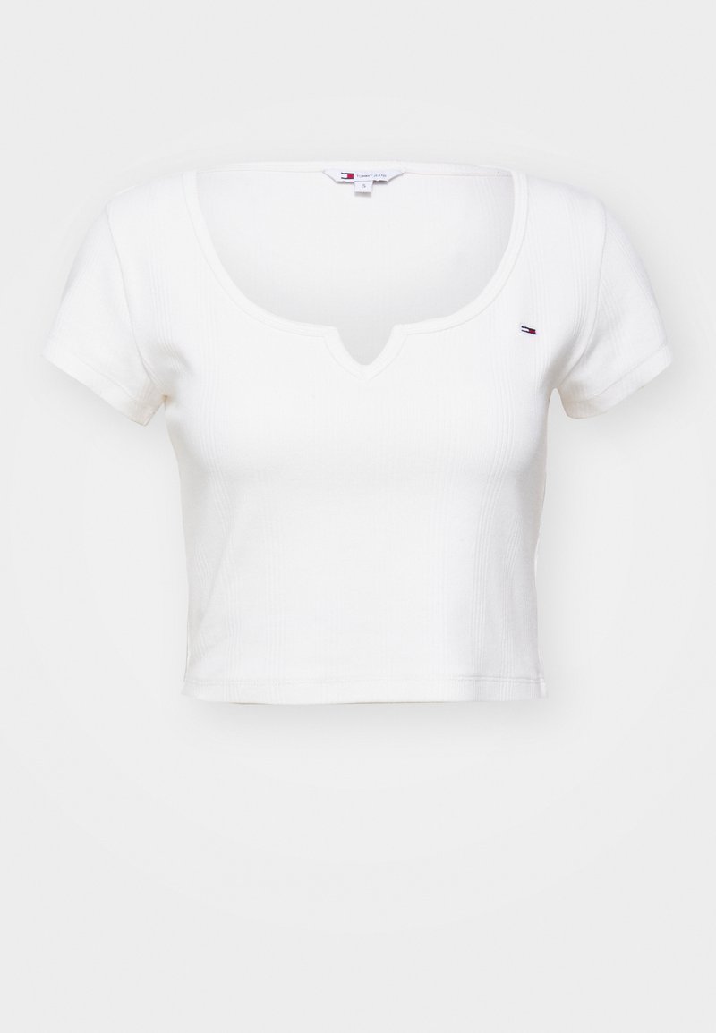 Tommy Jeans T-shirt basic wit Tommy Jeans T-shirt basic wit