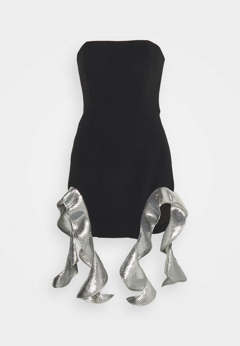 David Koma Cocktailjurk zwart David Koma Cocktailjurk zwart