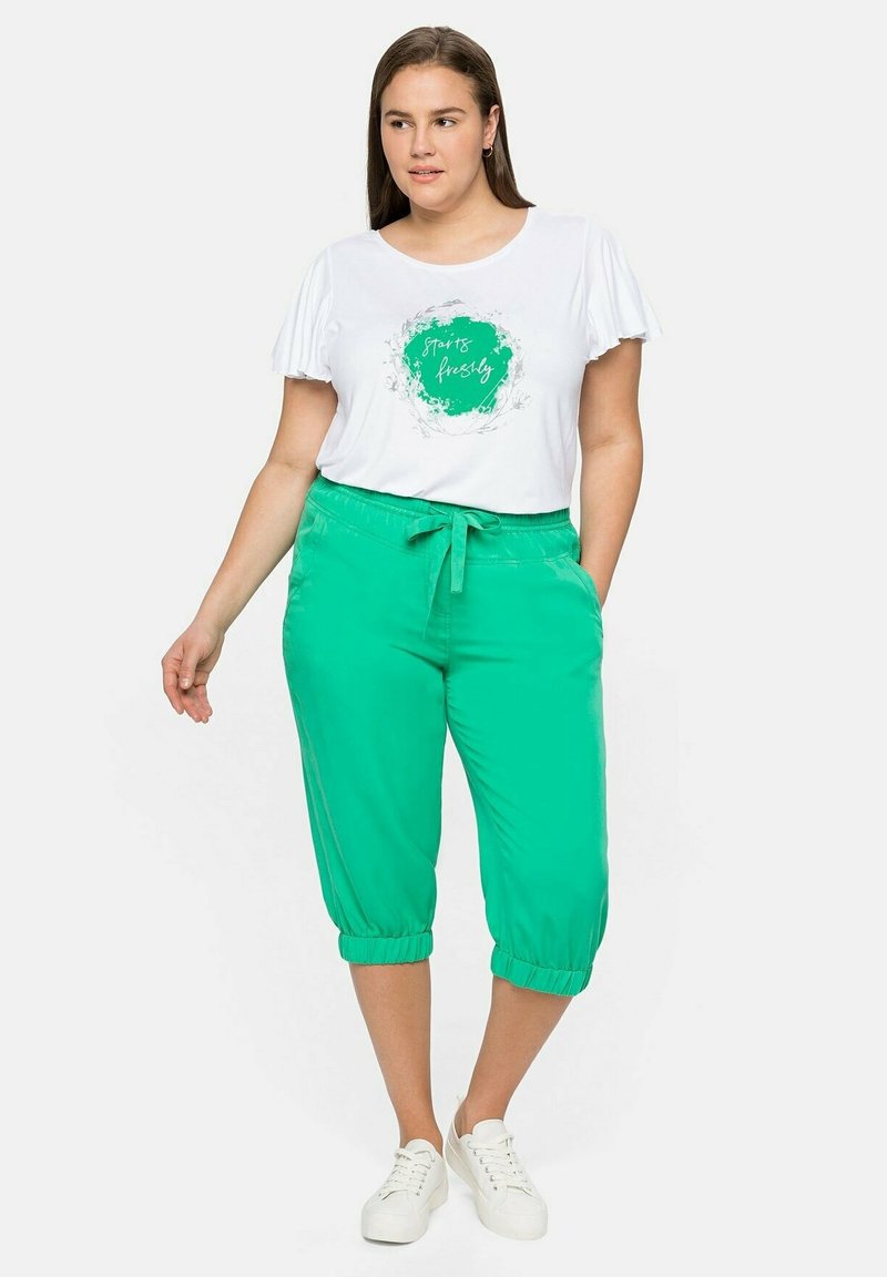 Damen Kleider | Sheego Jogginghose blattgrün/grün - TB65761 Damen Kleider | Sheego Jogginghose blattgrün/grün - TB65761