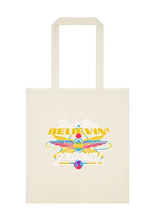 ROCK BAND WINGS GRAPHIC - Borsa a mano - natural
