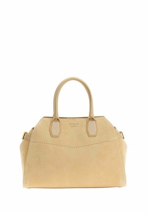 Guess, GUESS SAC BANDOULIÈRE YULIA SMALL SATCHEL SAND - Sac à main - sand san