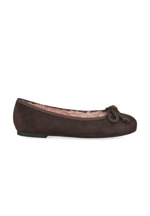 Pretty Ballerinas, PRETTY BALLERINAS DAMEN - BALLERINA 45.555 BRAUN 38 - Klassischer Ballerina - braun