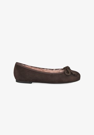 Pretty Ballerinas, PRETTY BALLERINAS DAMEN - BALLERINA 45.555 BRAUN 38 - Klassischer Ballerina - braun