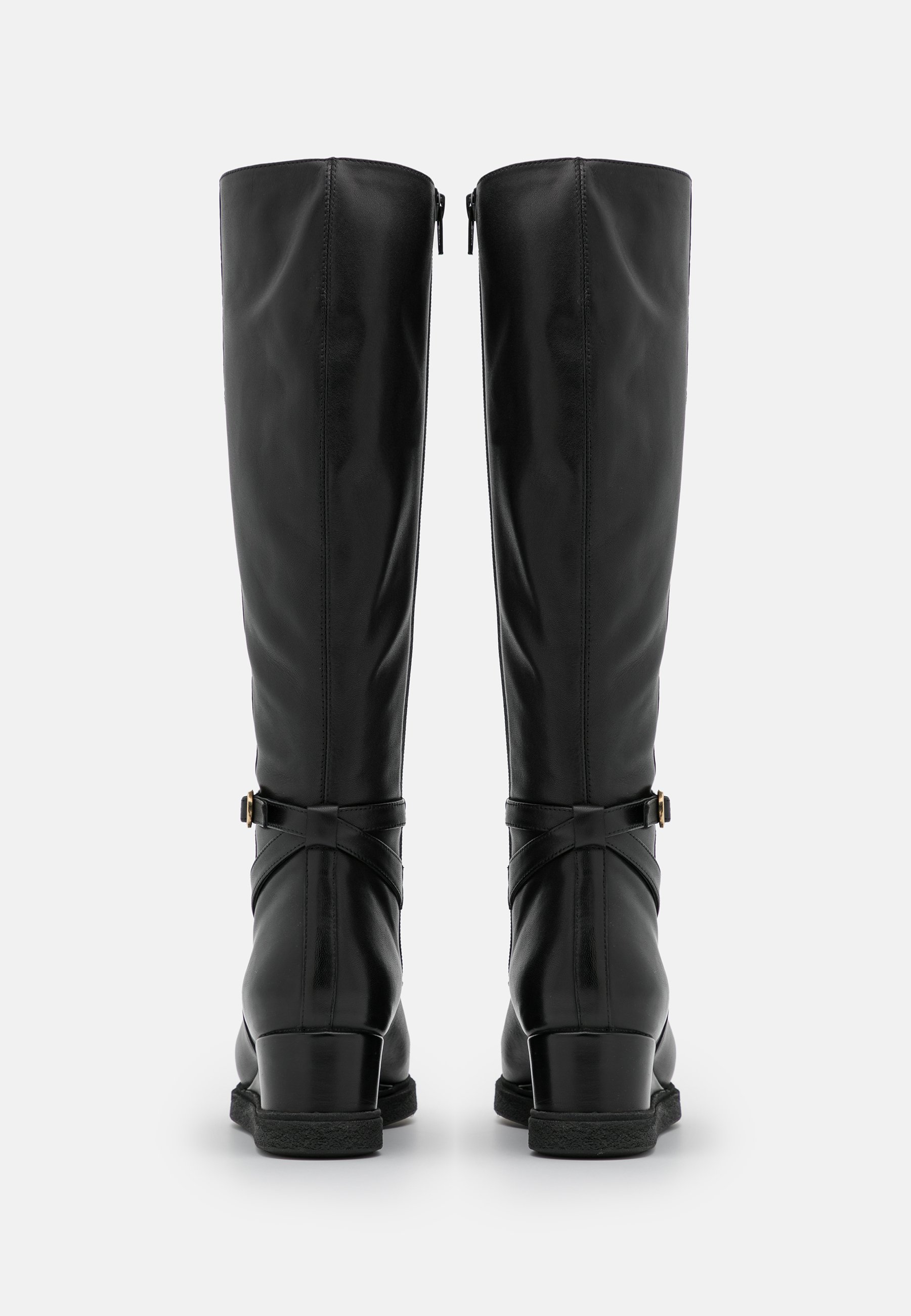 Unisa JEYON - Laarzen met sleehak - black/zwart - Zalando.be