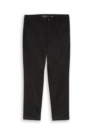 TOM TAILOR DENIM, TOM TAILOR DENIM HOSEN & CHINO RELAXED CHINO HOSE - Broek - black