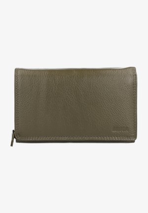 Mika Lederwaren Wallet - grün
