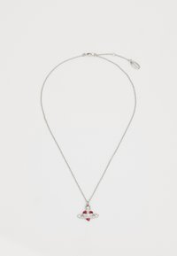 Vivienne Westwood NEW DIAMANTE HEART PENDANT - Verižica - platinum/crystal/srebrne barve - Zalando.si
