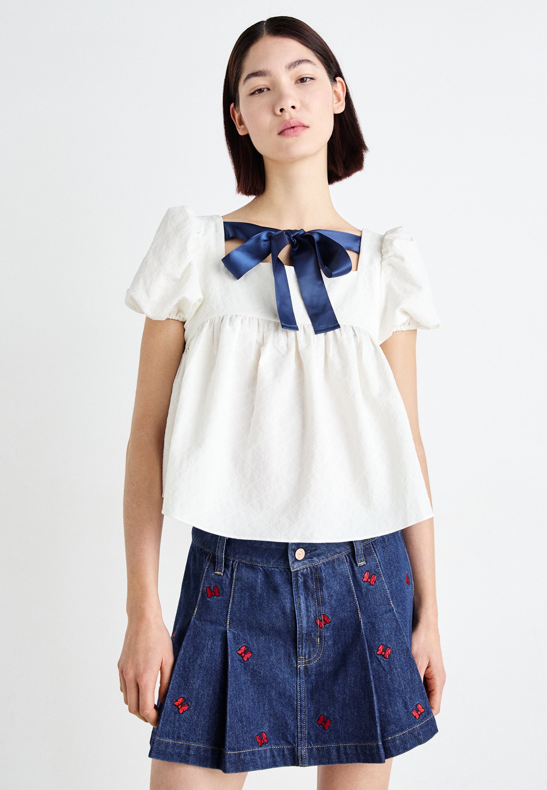 Sister Jane SEABOARD BOW - Blouse - white - Zalando.co.uk