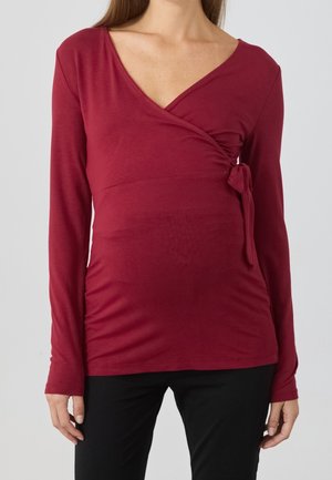T-shirt à manches longues - dark red