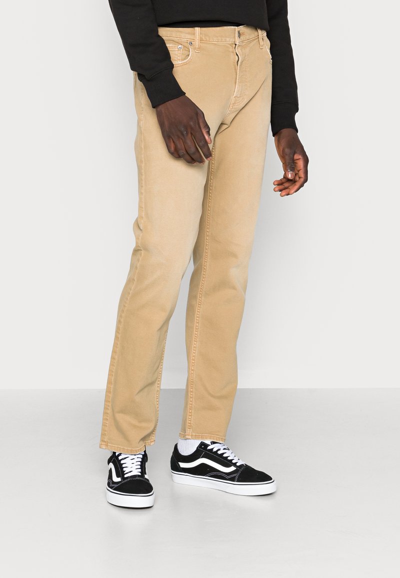 Hollister Co. OVERDYE Straight leg jeans vintage khaki/offwhite Zalando.ie