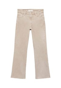 Bootcut jeans - sand