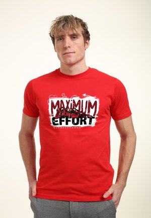 DEADPOOL WOLVERINE MAXIMUM EFFORT DOGPOOL - T-shirt med print - red